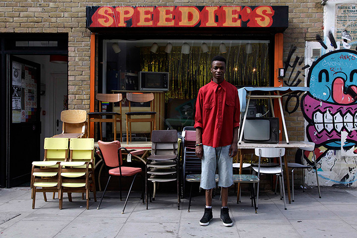 London hosts Olympics: Janvier Wete, 20, a junior editor in Shoreditch