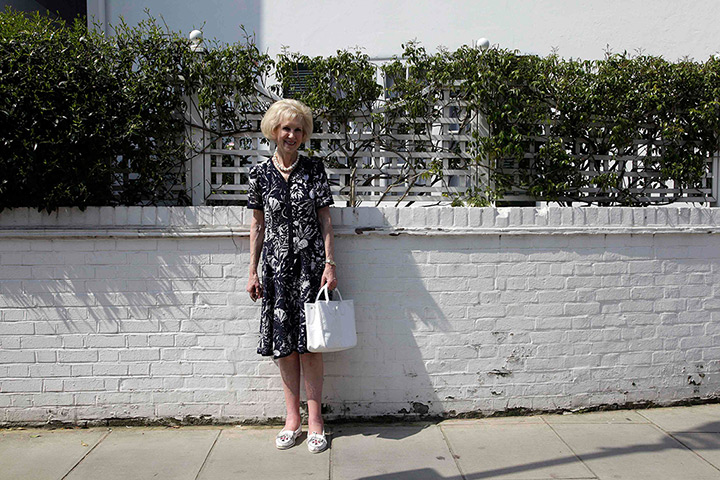 London hosts Olympics: Melanie Black, 71, a pensioner in Chelsea