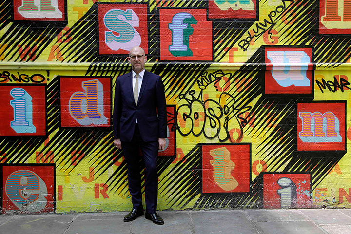 London hosts Olympics: Tony Kerr, 45, an underwriter in the City of London