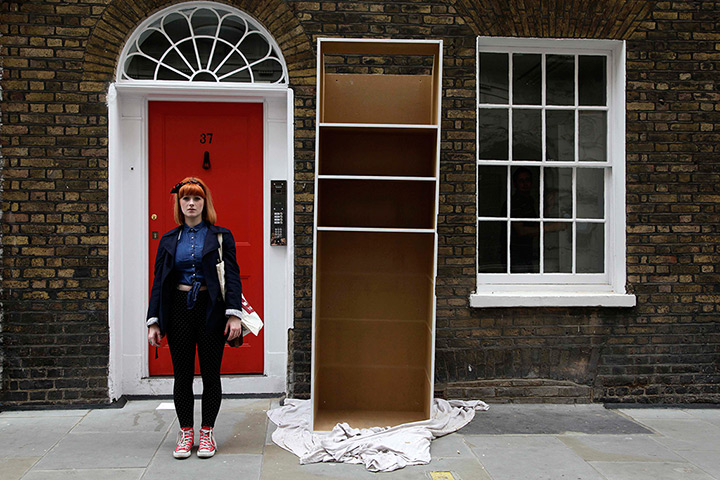 London hosts Olympics: Nikita Smith, 21, a drama student near Carnaby Street in London