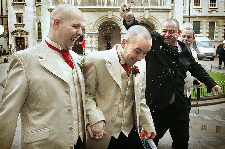 Elizabethans: Belfast Couple celebrate the UK's first gay wedding