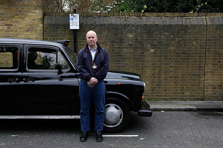 London hosts Olympics: Rob Fullerton, 46, a taxi driver  in Chelsea