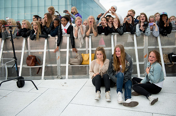 Picture desk live: Justin Bieber Performs in Norway