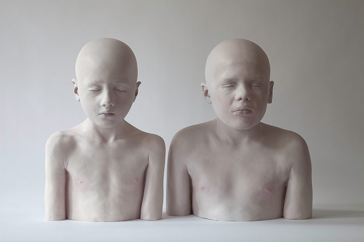 Sculpture: Daphne Wright Son's Heads 