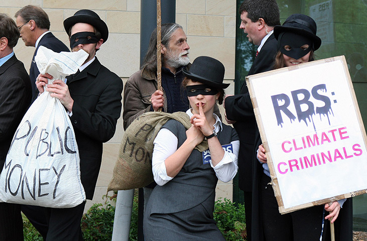 Week in business: Protesters campaign outside the Royal Bank of Scotland before its AGM