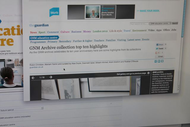 Ed Centre 10 anniversary: Education Centre - publishing online archive gallery