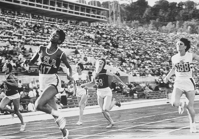 sport: Wilma Rudolph of the USA