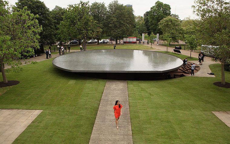 Picture desk live: Press Preview Of The Serpentine Gallery Pavilion 2012