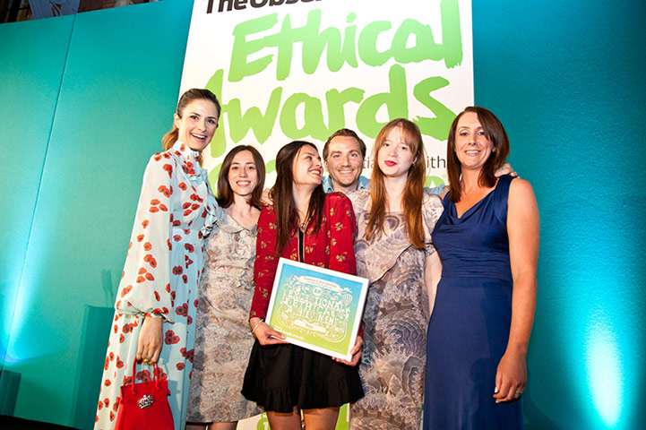 Observer Ethical awards: Fashion winners Veja receive their award