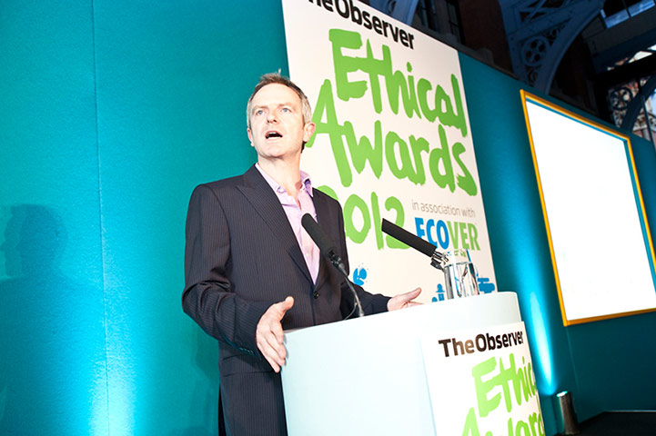 Observer Ethical awards: John Mullholland, editor of The Observer, opens the awards