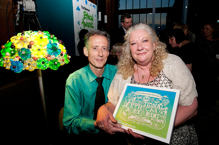 Observer Ethical awards: Peter Tatchell and Kids winner Elaine Shaw