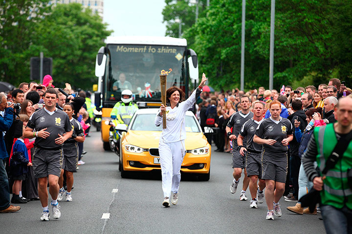 Olympic Torch: Day 13 - Olympic Torch Relay