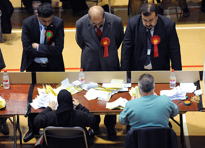 Local elections: Counting of votes gets underway at the Richard Dunn Sports Centre, Bradford