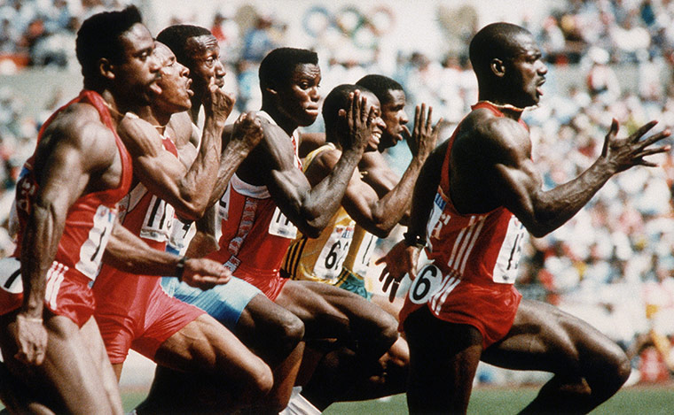 Seoul Olympics: 100 Meter Race, Seoul, 1988