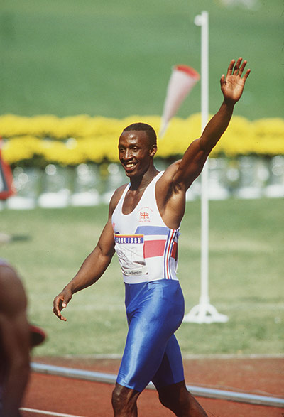 Seoul Olympics: Linford Christie of Great Britain