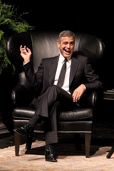Week in film: Clooney speaks during A Conversation With George Clooney in Houston, Texas