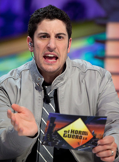 Week in film: Jason Biggs appears on the El Hormiguero Tv Show in Madrid