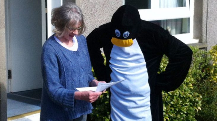 Local elections: Professor Pongoo aka Mike Ferrigan who has won more votes than the Libdems