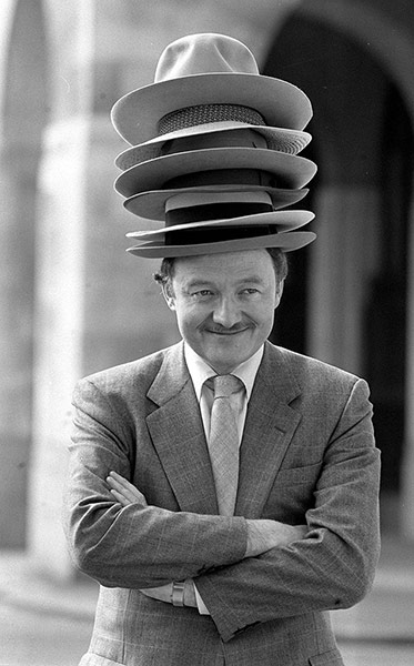 Ken Livingstone: MP Ken Livingstone making his debut as a male model