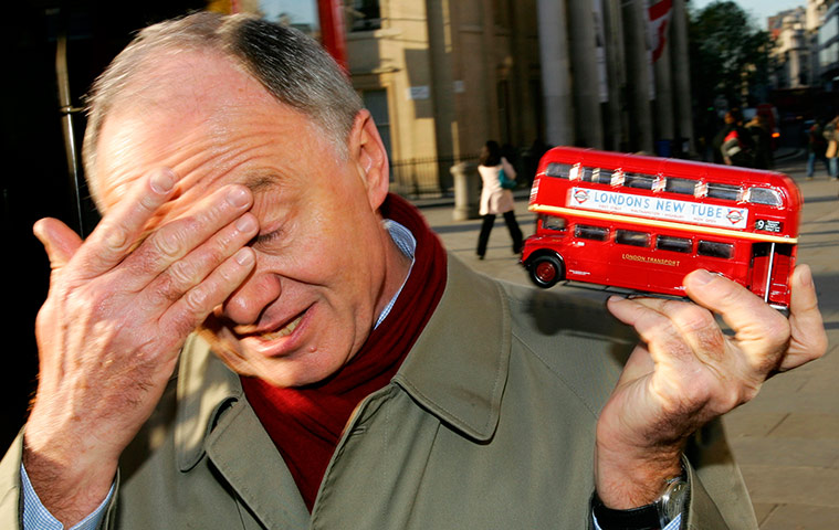 Ken Livingstone: London's Mayor Ken Livingstone holds a R