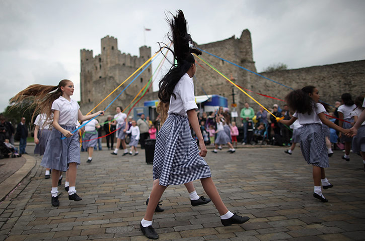 Chimney Sweeps festival: Enthusiasts Take Part In The Chimney Sweeps Festival In Rochester