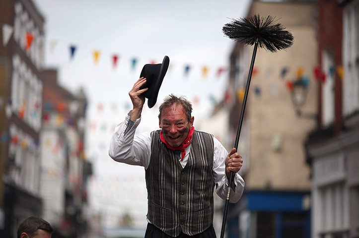 Chimney Sweeps festival: Enthusiasts Take Part In The Chimney Sweeps Festival In Rochester