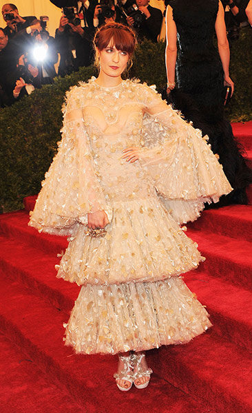 Picture desk live: Florence Welch attends the Costume Institute Gala in New York