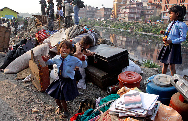 Picture desk live: Squatters are removed from their illegal homes in Nepal