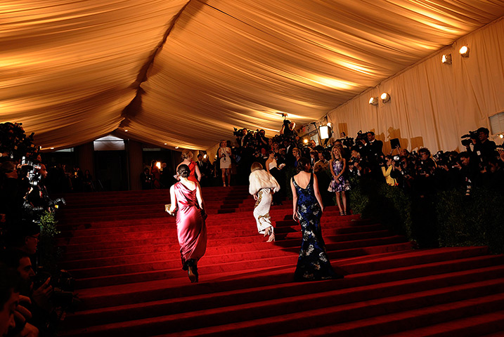 24 hours in pictures: Anna Wintou arrives at Metropolitan Museum of Art Costume Institute Gala