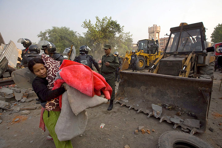 Kathmandu eviction: a Nepalese landless woman