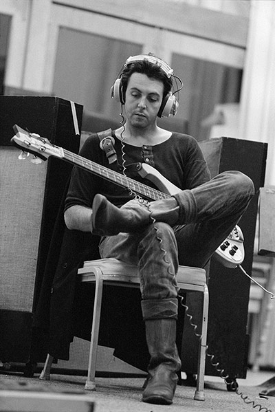 RAM: Paul in the studio