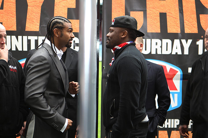 boxing3: Boxing - David Haye and Dereck Chisora - Press Conference - Upton Park