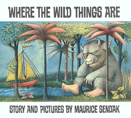 Maurice Sendak: The cover of the book Where the Wild Things Are by Maurice Sendak