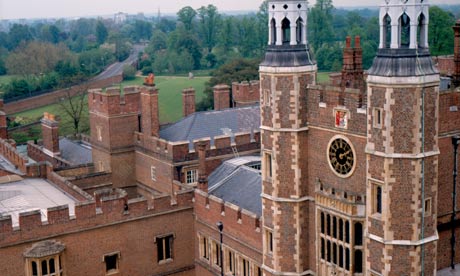 Eton College, where both Mortimers went to school