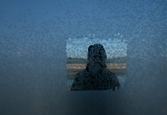 Your Pictures: Your pictures: person through frost on a window