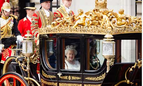 Queen Elizabeth attends The State Opening Of Parliament