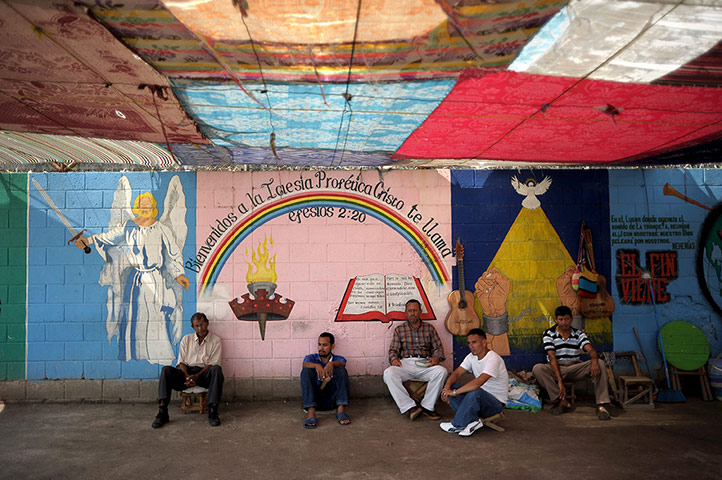 Longer View: Inmates remain in the chapel of La Esperanza Jail