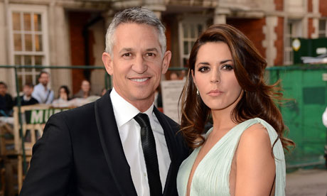 Gary and Danielle Lineker attend a dinner hosted by The Thirty Club at Claridges on 8 May.