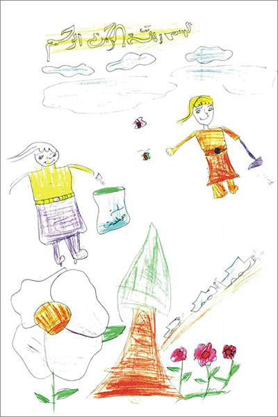 Gaza children drawings: Oxfam exhibition highlights hopes and fears of children in Gaza