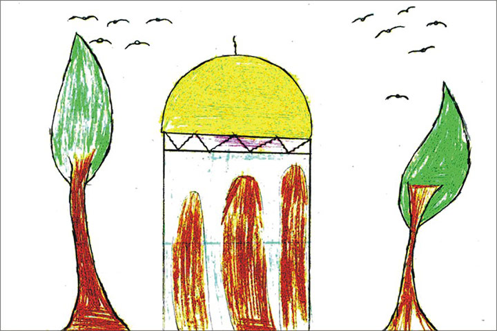 Gaza children drawings: Oxfam exhibition highlights hopes and fears of children in Gaza