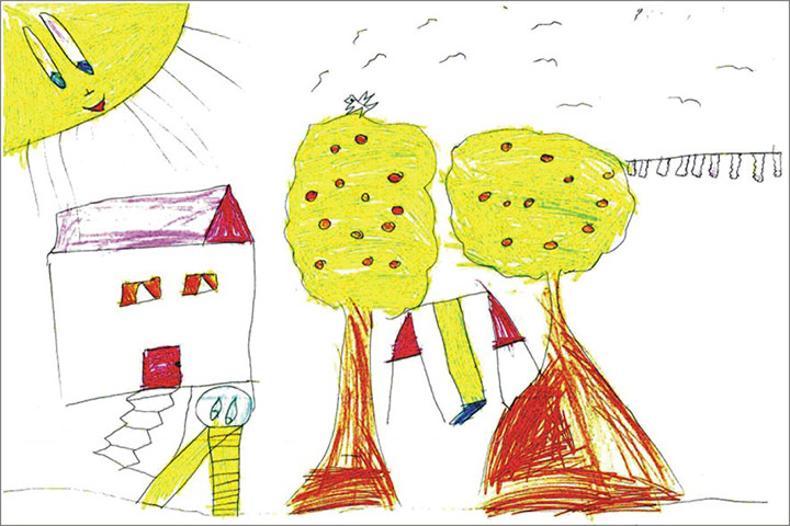 Gaza children drawings: Oxfam exhibition highlights hopes and fears of children in Gaza