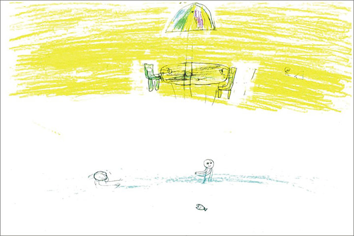 Gaza children drawings: Oxfam exhibition highlights hopes and fears of children in Gaza