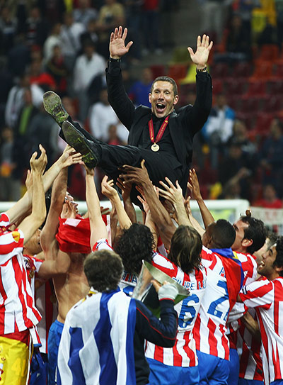 Final Europa League: Atletico Madrid's coach Diego Simeone