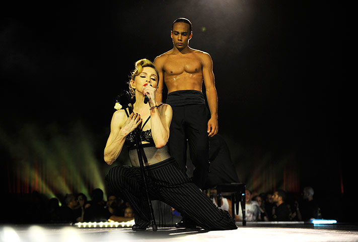 Madonna: Madonna on stage in Tel Aviv