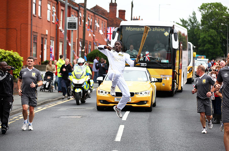 Picture desk live: The Olympic Flame Continues Its Journey Around The UK - Day 13