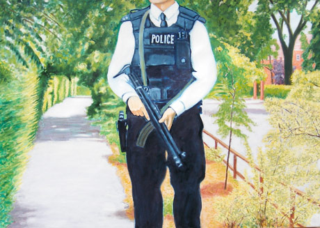 Readers' art: Britain: Armed police