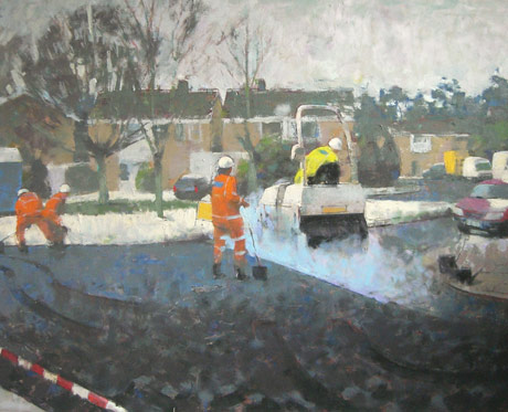 Readers' art: Britain: Steamroller