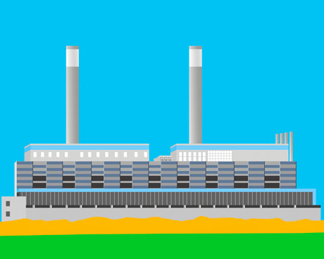 Readers' art: Britain: Tilbury Power Plant, Essex