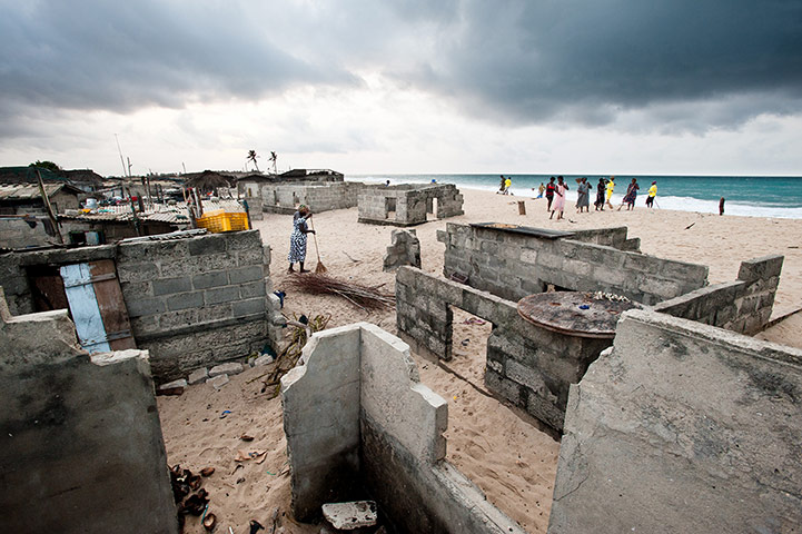 We Face Forward: The fishing village of Totope, near Ada, Ghana, is disappearing