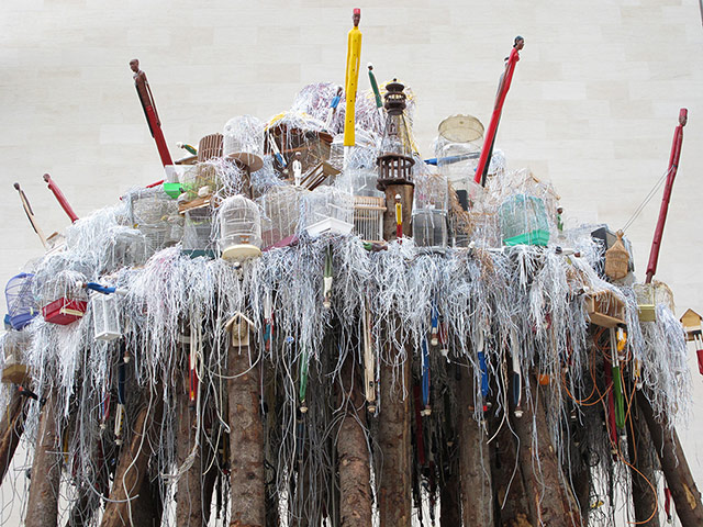 We Face Forward: Pascale Marthine Tayou Home Sweet Home (detail), 2011